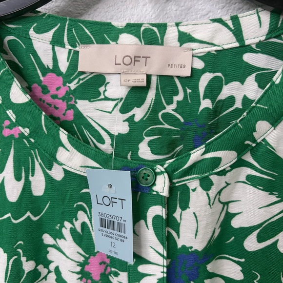 Loft Size 12 Petite Maxi Dress NWT - Picture 4 of 8